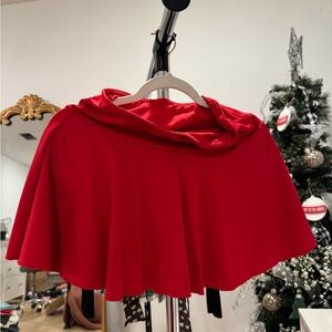 Red High-Waisted Skirt